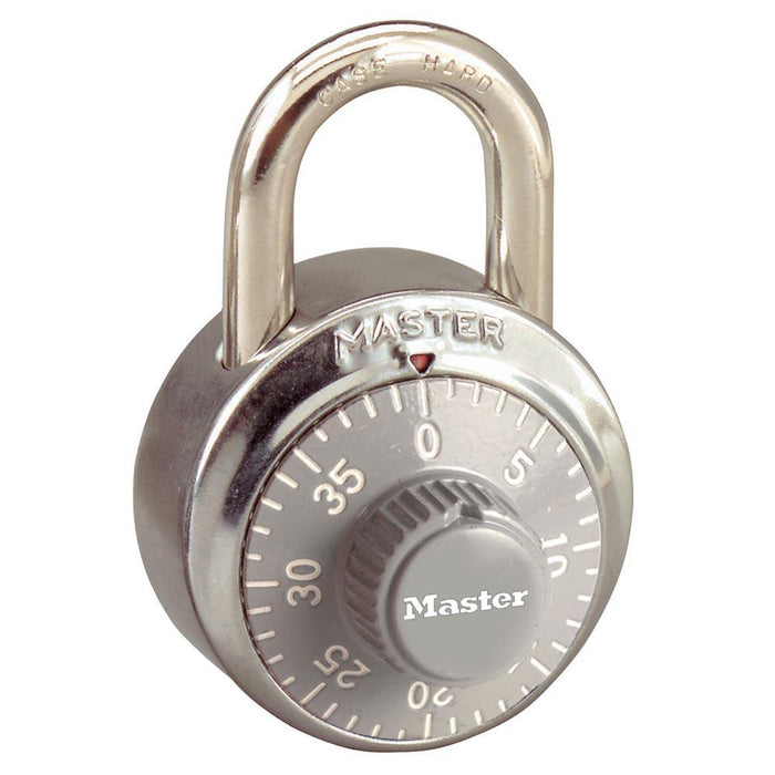 Master Lock 1502 General Security Combination Padlock with Colored Dial 1-7/8in (48mm) Wide-1502-Master Lock-Grey-1502GRY-HodgeProducts.com