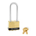 Master Lock 2 Laminated Brass Padlock 1-3/4in (44mm) wide-Keyed-Master Lock-Keyed Alike-2-1/2in-2KALJBLK-HodgeProducts.com