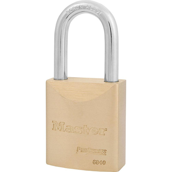 Master Lock 6840 ProSeries® Solid Brass Rekeyable Padlock 1-3/4in (44mm) Wide-Keyed-Master Lock-Keyed Alike-1-9/16in (40mm)-6840KALF-HodgeProducts.com
