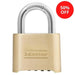 Master Lock 175 Resettable Combination Brass Padlock 2in (51mm) Wide-Keyed-Master Lock-1in (25mm)-175-HodgeProducts.com