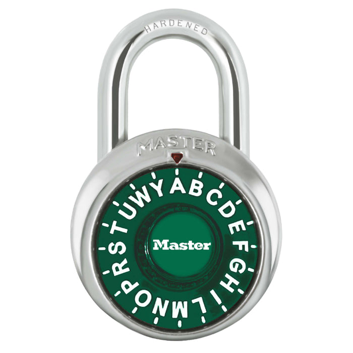 Master Lock 1573 1-7/8in (48mm) General Security Combination Padlock-Master Lock-Green-1573GRN-HodgeProducts.com