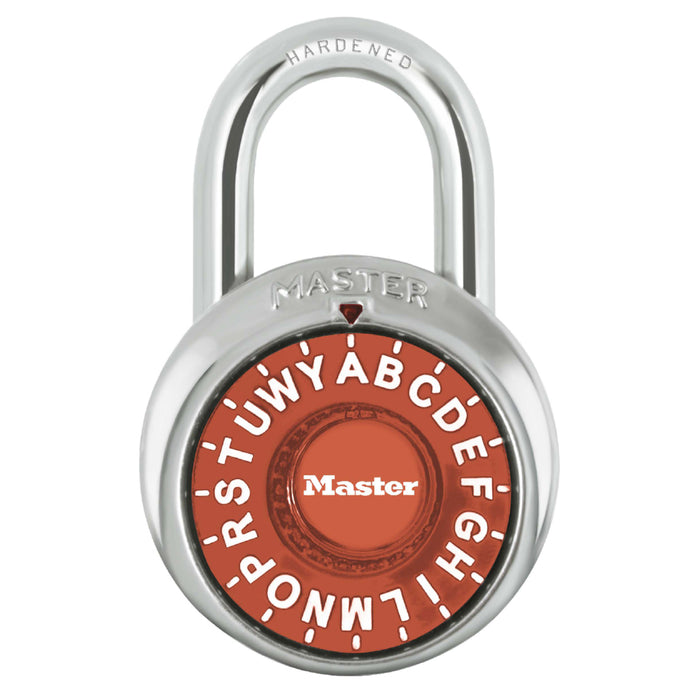 Master Lock 1573 1-7/8in (48mm) General Security Combination Padlock-Master Lock-Orange-1573ORJ-HodgeProducts.com