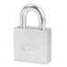 American Lock A50HS Solid Steel Padlock, Stainless Steel Pins 2in (51mm) Wide-Keyed-American Lock-A50HS-HodgeProducts.com