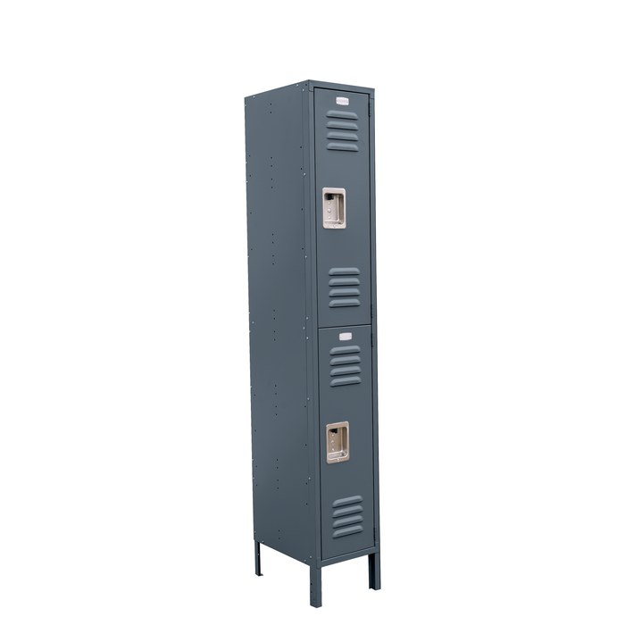 Hodge Products 12" Wide Double Tier - 6 feet High - 15 inches Deep - Single Panel Wide Locker
