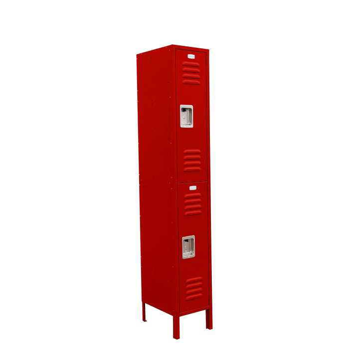 Hodge Products 12" Wide Double Tier - 6 feet High - 15 inches Deep - Single Panel Wide Locker