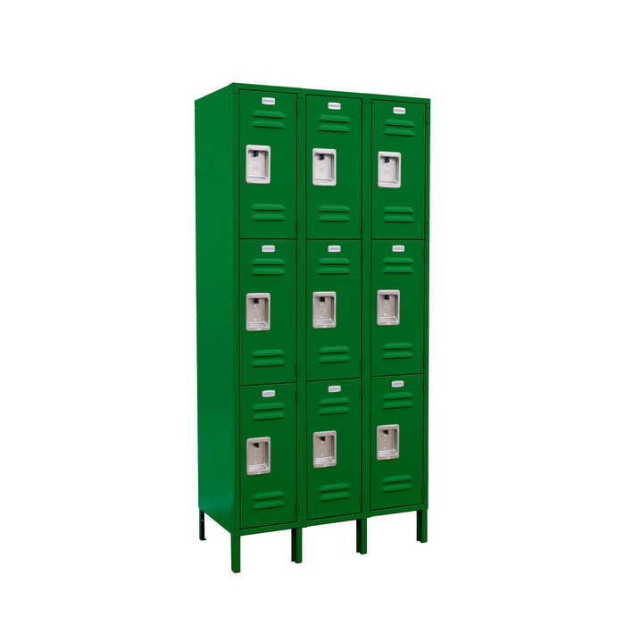 Hodge Products 12" Wide Triple Tier - 6 feet High - 15 inches Deep - Triple Panel Wide Locker