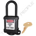 Master Lock 406COV Padlock with Plastic Cover 1-1/2in (38mm) wide-Master Lock-Keyed Different-Black-406BLKCOV-HodgeProducts.com