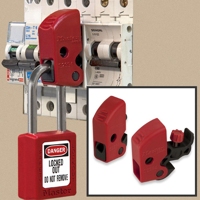 Master Lock S2394 Miniature Circuit Breaker Lockout, Tool Free Universal Fit-Other Security Device-Master Lock-S2394-HodgeProducts.com