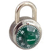 Master Lock 1502 General Security Combination Padlock with Colored Dial 1-7/8in (48mm) Wide-1502-Master Lock-Green-1502GRN-HodgeProducts.com