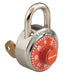 Master Lock 1525 General Security Combination Padlock with Key Control Feature and Colored Dial 1-7/8in (48mm) Wide-1525-Master Lock-Orange-1525ORJ-HodgeProducts.com