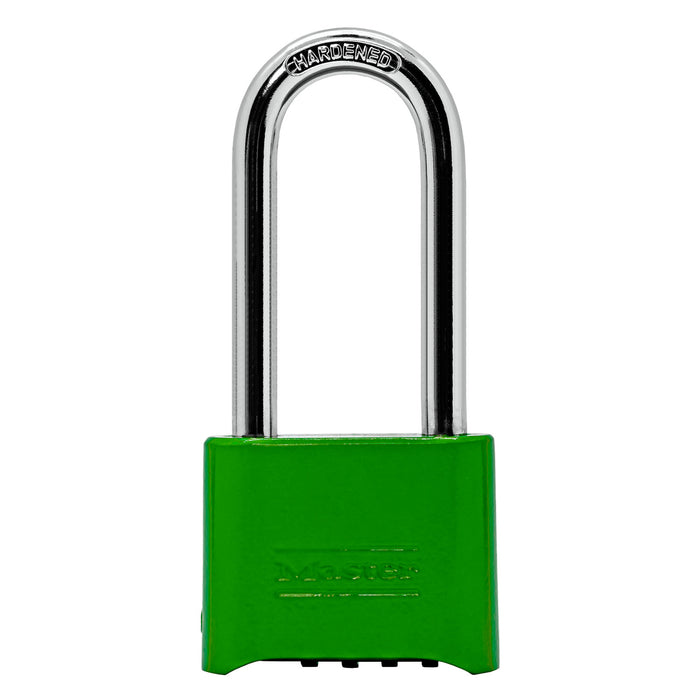 Master Lock 175LH 2 in (51mm) Wide Resettable Combination Brass Padlock with 2-1/4in (57mm) Shackle