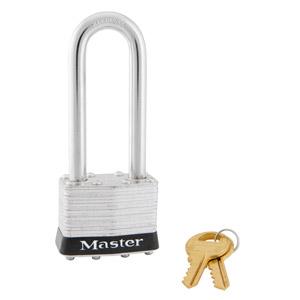 Master Lock 1 Laminated Steel Padlock 1-3/4in (44mm) Wide-Keyed-Master Lock-Black-Keyed Alike-1KALJBLK-HodgeProducts.com