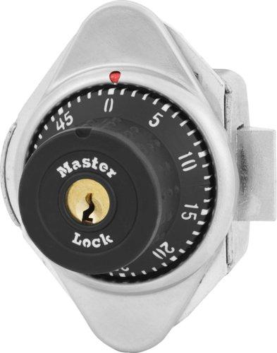 Master Lock 1671MD Built-In Combination Lock with Metal Dial for Lift Handle, Single Point and Box Lockers - Hinged on Left-Master Lock-HodgeProducts.com