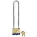 Master Lock 2 Laminated Brass Padlock 1-3/4in (44mm) wide-Keyed-Master Lock-Keyed Different-5-3/4in-2LN-HodgeProducts.com