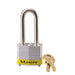 Master Lock 3 Laminated Steel Padlock 1-9/16in (40mm) Wide-Keyed-Master Lock-Yellow-Keyed Alike-3KALHYLW-HodgeProducts.com