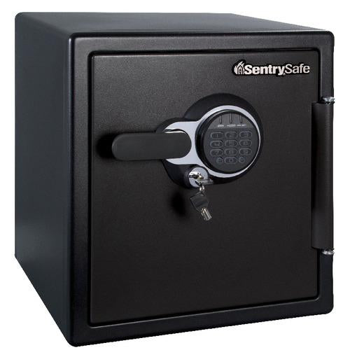 Sentry® Safe SFW123GTC Fire Water Safe, Digital Lock w/ Backlit Keypad/Dual Key, Tray, Bolt Down Kit, Light, 1.2 cu. ft.-Master Lock-SFW123GTC-HodgeProducts.com