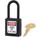 Master Lock 406 Dielectric Zenex™ Thermoplastic Safety Padlock, 1-1/2in (38mm) Wide with 1-1/2in (38mm) Tall Nylon Shackle-Keyed-Master Lock-Black-Keyed Alike-406KABLK-HodgeProducts.com