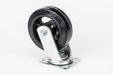 Hodge Products 90062S 6 x 2 Rubber Molded Swivel Caster-Hodge Products-90062S-HodgeProducts.com