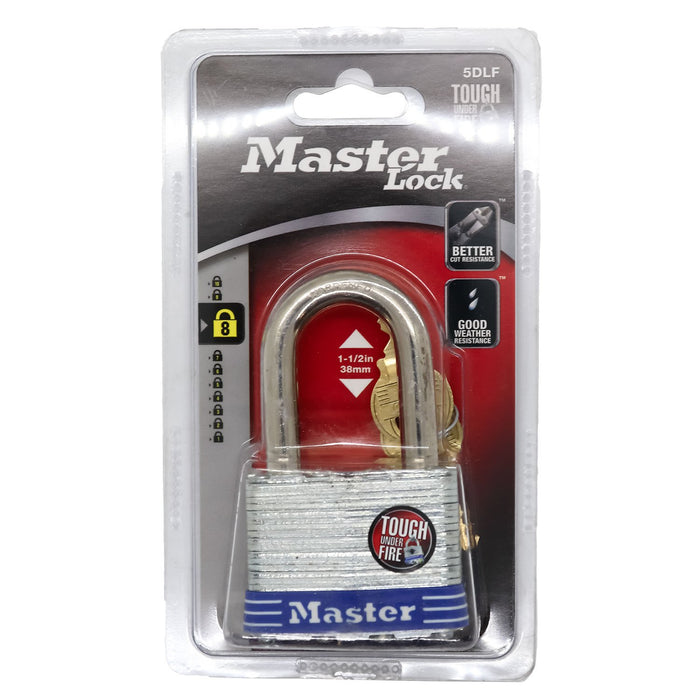 Master Lock 5DLF Laminated Steel Padlock 2in (51mm) Wide-Keyed-Master Lock-5DLF-HodgeProducts.com