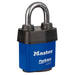 Master Lock 6121 ProSeries® Weather Tough® Laminated Steel Rekeyable Padlock 2-1/8in (54mm) Wide-Keyed-Master Lock-Blue-Keyed Alike-6121KABLU-HodgeProducts.com
