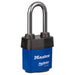 Master Lock 6121 ProSeries® Weather Tough® Laminated Steel Rekeyable Padlock 2-1/8in (54mm) Wide-Keyed-Master Lock-Blue-Keyed Alike-6121KALJBLU-HodgeProducts.com