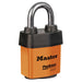 Master Lock 6121 ProSeries® Weather Tough® Laminated Steel Rekeyable Padlock 2-1/8in (54mm) Wide-Keyed-Master Lock-Orange-Keyed Alike-6121KAORJ-HodgeProducts.com