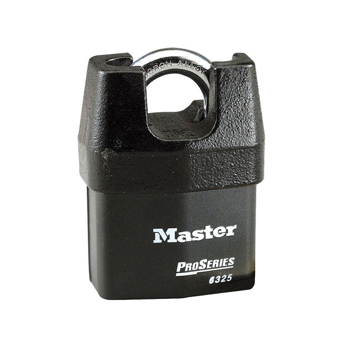 Master Lock 6325 ProSeries® Shrouded Laminated Steel Rekeyable Padlock 2-3/8in (60mm) Wide-Keyed-Master Lock-Keyed Alike-3/4in (19mm)-6325KA-HodgeProducts.com