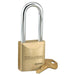 Master Lock 6840 ProSeries® Solid Brass Rekeyable Padlock 1-3/4in (44mm) Wide-Keyed-Master Lock-Keyed Alike-2-7/16in (61mm)-6840KALJ-HodgeProducts.com