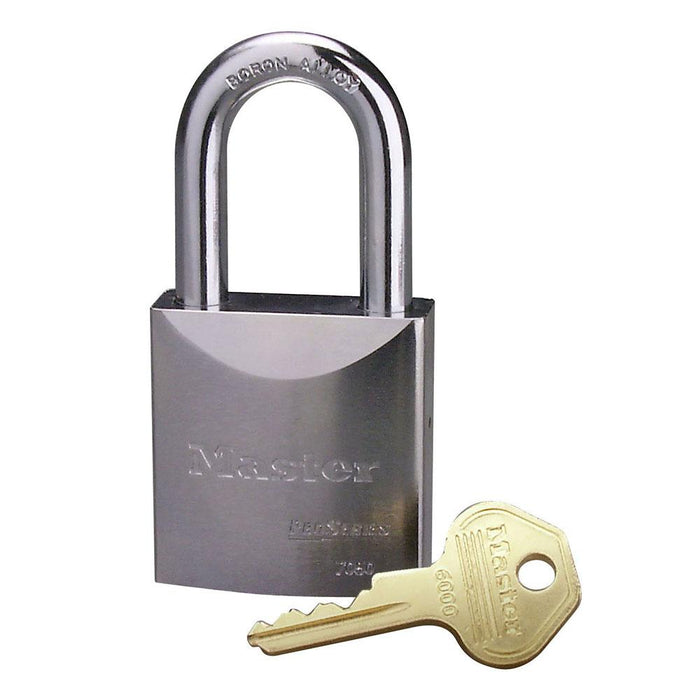 Master Lock 7050 ProSeries® Solid Steel Rekeyable Padlock 2in (51mm) Wide-Keyed-Master Lock-Keyed Alike-1-1/2in (37mm)-7050KA-HodgeProducts.com