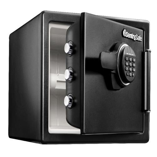 Sentry® Safe SFW082ET Fire Water Safe, Digital Lock, Tray, .8 cu. ft.-Master Lock-SFW082ET-HodgeProducts.com