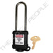 Master Lock 410COV Padlock with Plastic Cover 1-1/2in (38mm) wide-Master Lock-Keyed Alike-3in-410KALTBLKCOV-HodgeProducts.com