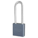 American Lock A12 1-3/4in (44mm) Solid Aluminum Padlock with 3in (76mm) Shackle-Keyed-American Lock-Keyed Alike-A12KA-HodgeProducts.com