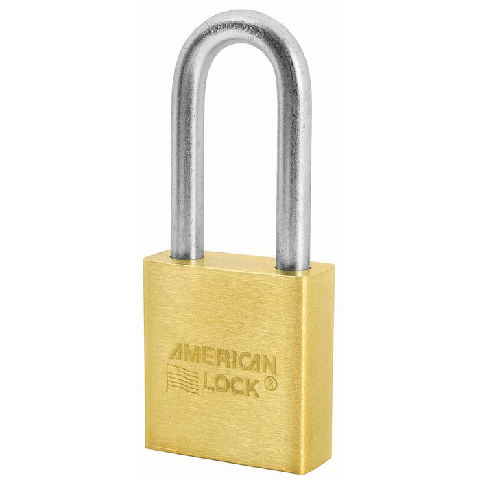 American Lock A21 1-3/4in (44mm) Solid Brass Padlock with 2in (51mm) Shackle-Keyed-American Lock-Keyed Alike-A21KA-HodgeProducts.com