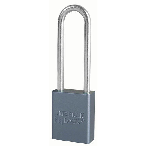 American Lock A32 1-3/4in (44mm) Solid Aluminum Padlock with 3in (76mm) Shackle-Keyed-American Lock-Keyed Alike-A32KA-HodgeProducts.com