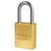 American Lock A41 1-1/2in (38mm) Solid Brass Padlock with 1-1/2in (38mm) Shackle-Keyed-American Lock-Keyed Alike-A41KA-HodgeProducts.com