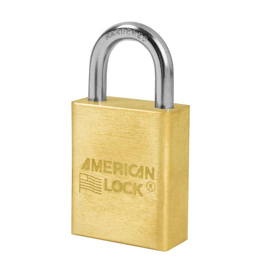 American Lock A5530 Solid Brass Padlock 1-1/2in (51mm) Wide-Keyed-American Lock-Keyed Alike-A5530KA-HodgeProducts.com