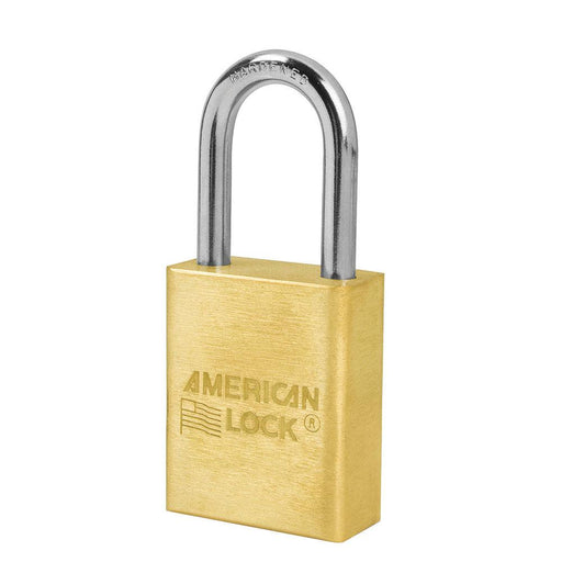 American Lock A5531 1-1/2in (51mm) Solid Brass Padlock with 1-1/2in (51mm) Shackle-Keyed-American Lock-Keyed Alike-A5531KA-HodgeProducts.com