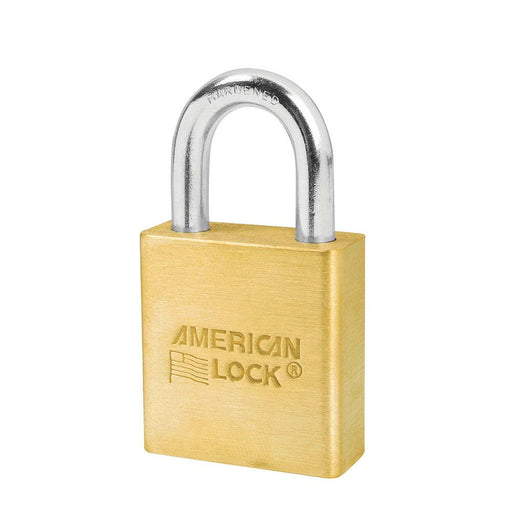 American Lock A5560 Solid Brass Padlock 1-3/4in (44mm) Wide-Keyed-American Lock-Keyed Alike-A5560KA-HodgeProducts.com