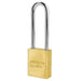American Lock A6532 1-1/2in (51mm) Solid Brass 6-Padlock with 3in (76mm)Shackle-Keyed-American Lock-Keyed Alike-A6532KA-HodgeProducts.com