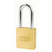 American Lock A6561 1-3/4in (44mm) Solid Brass 6-Padlock with 2in (51mm) Shackle-Keyed-American Lock-Keyed Alike-A6561KA-HodgeProducts.com