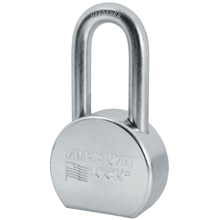 American Lock A703 2-1/2in (64mm) Solid Steel Rekeyable Padlock, Zinc Plated, with 2in (51mm) Shackle-Keyed-American Lock-Keyed Alike-A703KA-HodgeProducts.com