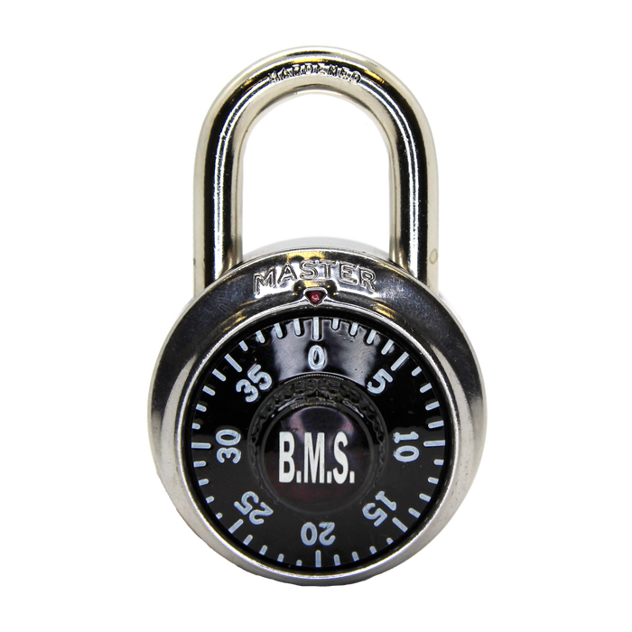 Master Lock 1525 General Security Combination Padlock with Key Control Feature and Colored Dial 1-7/8in (48mm) Wide-1525-Master Lock-HodgeProducts.com