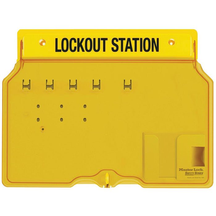 Master Lock 1482 4-Lock Padlock Station, Unfilled-Other Security Device-Master Lock-1482B-HodgeProducts.com