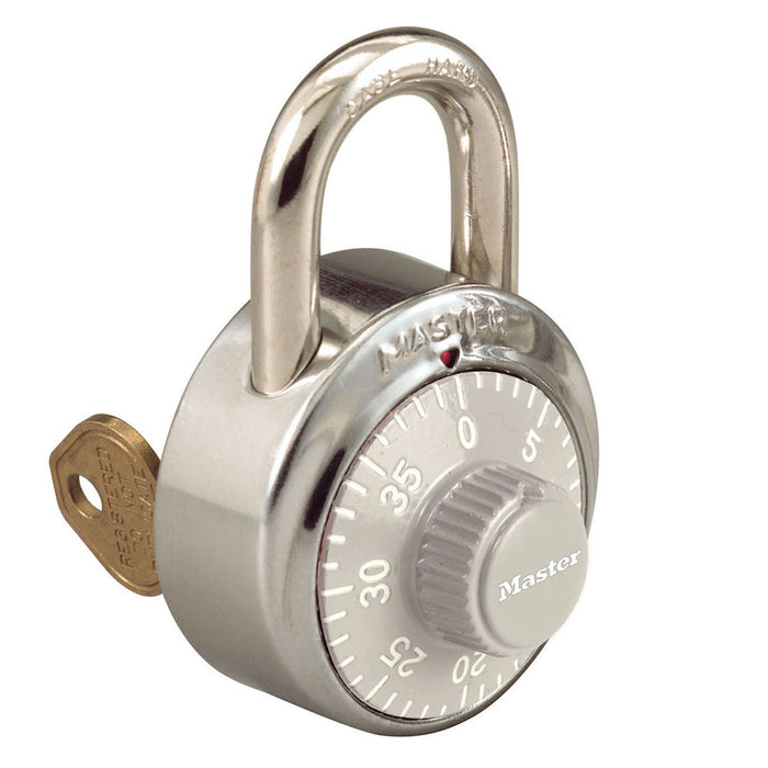 Master Lock 1525EZRC 1-7/8in (48mm) Simple Combos™ ADA Inspired Combination Padlock-Master Lock-Gray-1525EZRCGRY-HodgeProducts.com