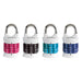Master Lock 1535DWD Set Your Own WORD Combination Padlock; Assorted Colors 1-1/2in (38mm) Wide-Combination-Master Lock-1535DWD-HodgeProducts.com