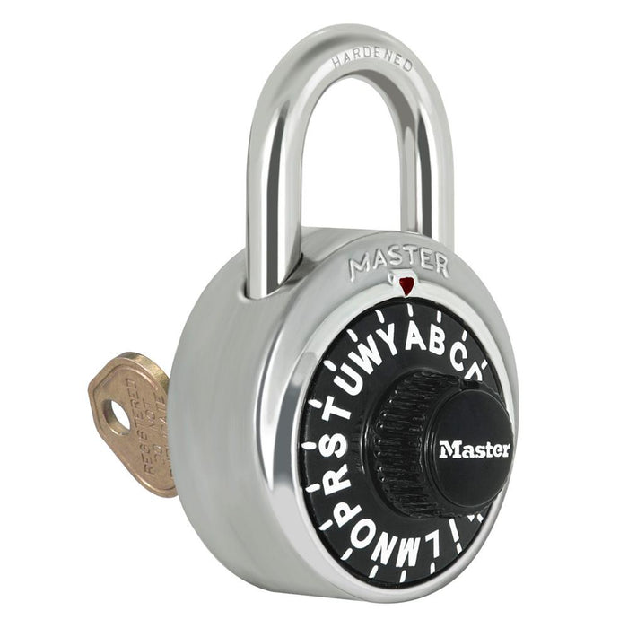 Master Lock 1585 General Security Combination Padlock with Key Control Feature 1-7/8in (48mm) Wide-Combination-Master Lock-1585-HodgeProducts.com