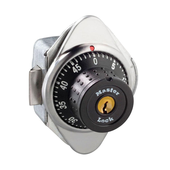 Master Lock 1654MD Built-In Combination Lock with Metal Dial for Horizontal Latch Box Lockers - Hinged on Right-Master Lock-HodgeProducts.com