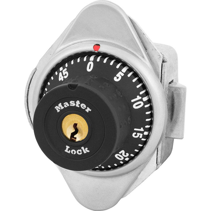 Master Lock 1655MD Built-In Combination Lock with Metal Dial for Horizontal Latch Box Lockers - Hinged on Left-Master Lock-HodgeProducts.com