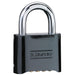 Master Lock 178D Set Your Own Combination Solid Body Padlock; Black 2in (51mm) Wide-Combination-Master Lock-178D-HodgeProducts.com