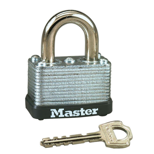 Master Lock 22D Laminated Steel Warded Padlock 1-1/2in (38mm) Wide-Keyed-Master Lock-22D-HodgeProducts.com